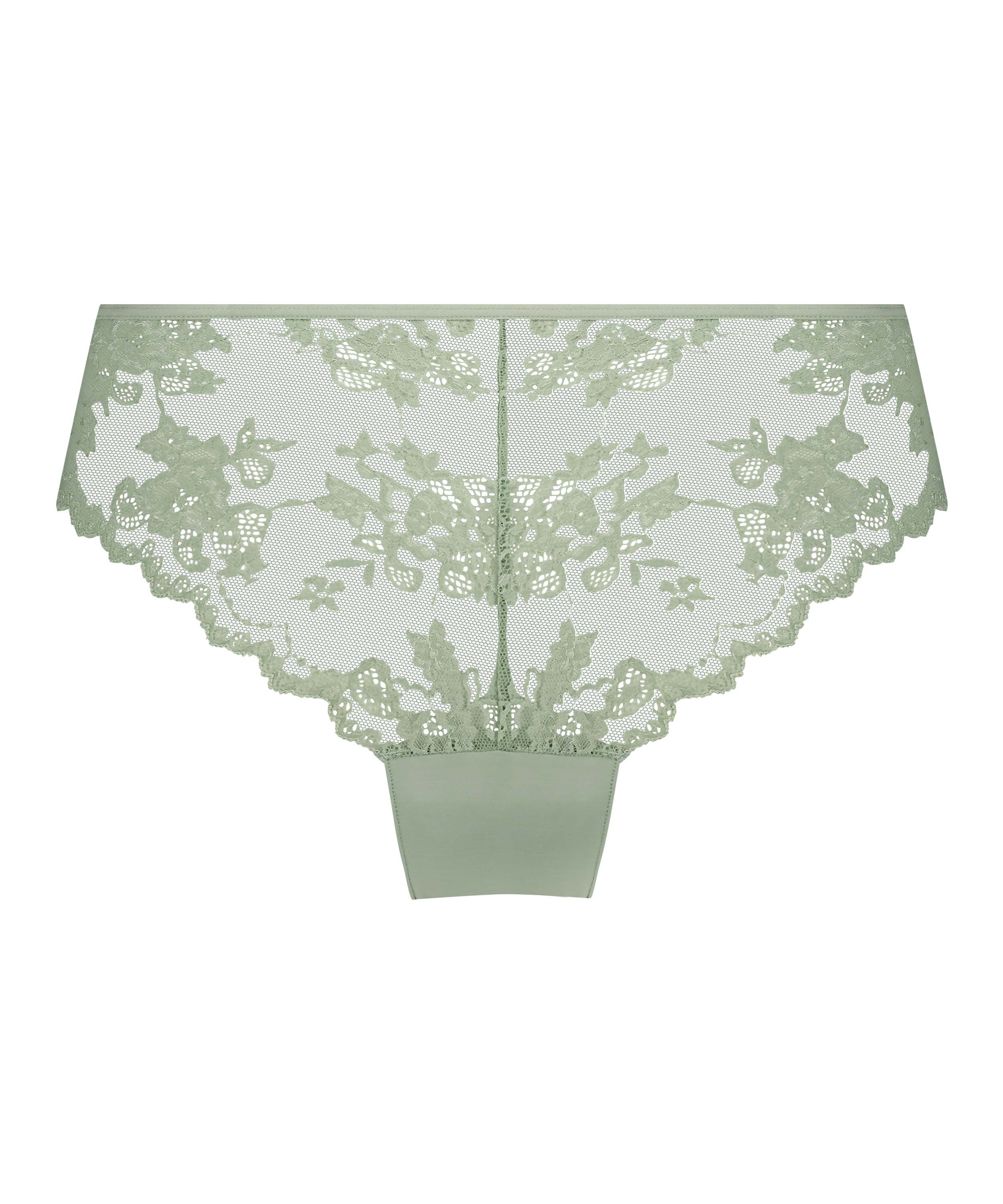 Invisible Lace Back Brazilian, Green, main