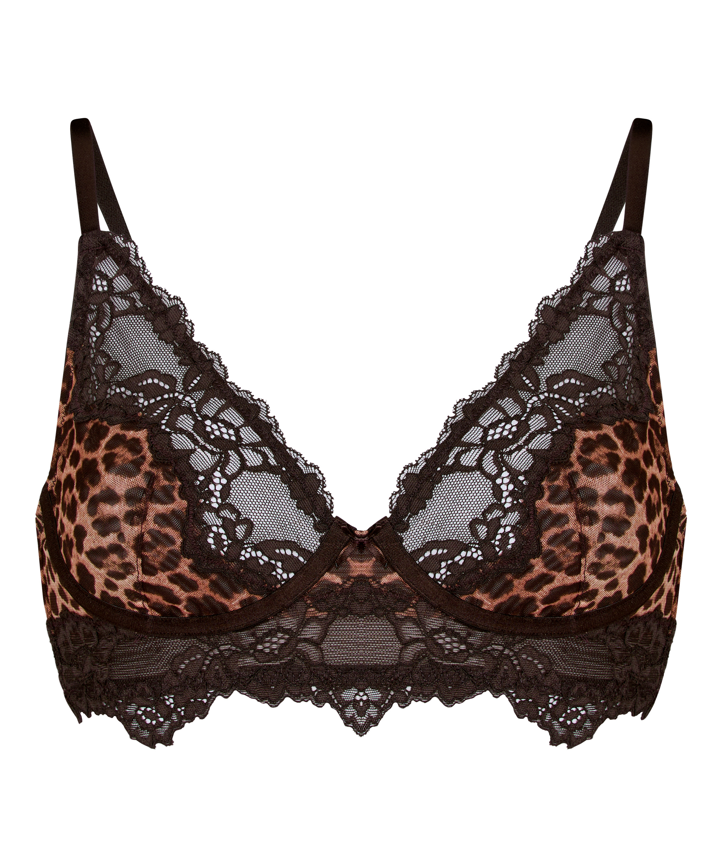 Non-Padded Underwired Bra Gabrielle, Black, main