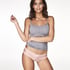 V-shaped Brazilian knickers mesh, Pink
