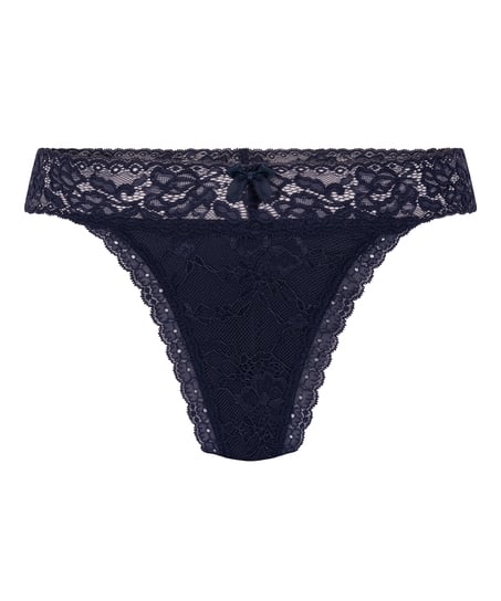 Madison Extra Low Thong, Blue