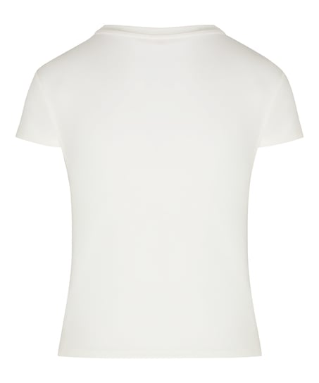 Shortsleeved Pyjama Top , White