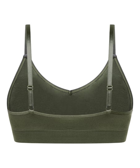 Dide Triangle Bralette, Green