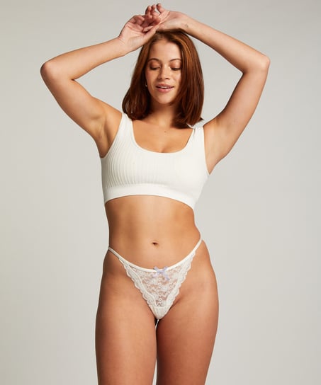Mini Thong, White