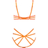 Private Open Crotch Mitzy Body, Orange