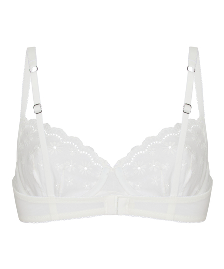 Non-Padded Underwired Bra Gaia, White