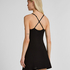 Jersey Slipdress, Black