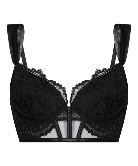 Whitney Padded Underwired Longline Push-Up Bra - Push-up Bras