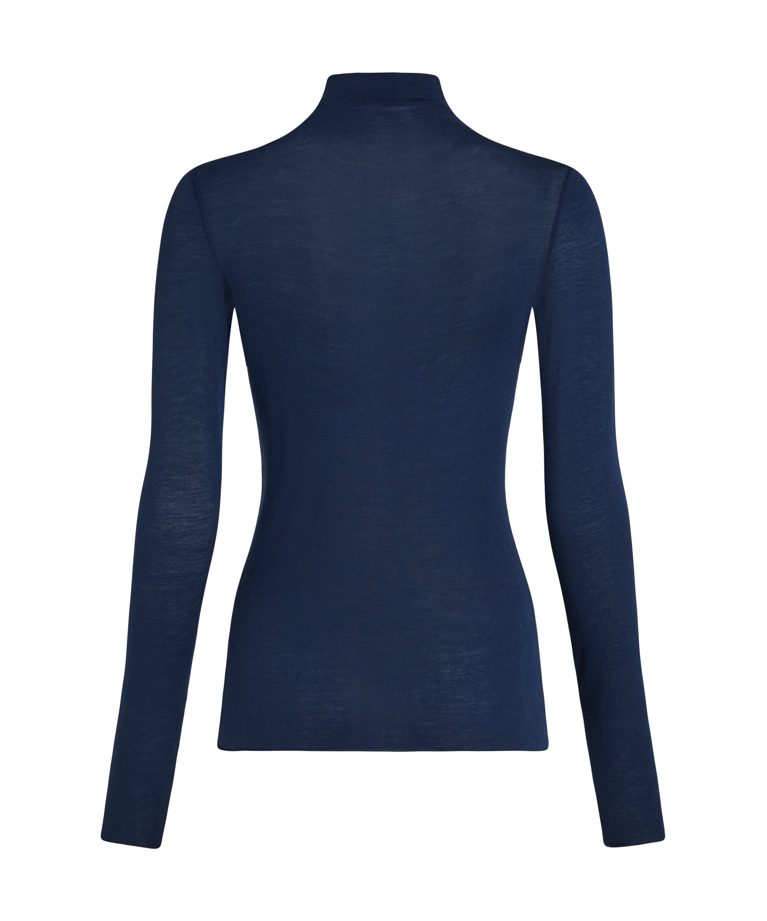 super soft Turtleneck shirt with Cashmere, Blue, main