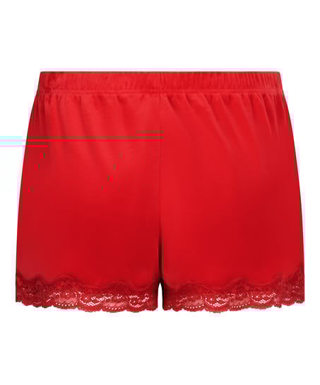 Short Velours Lace, Red