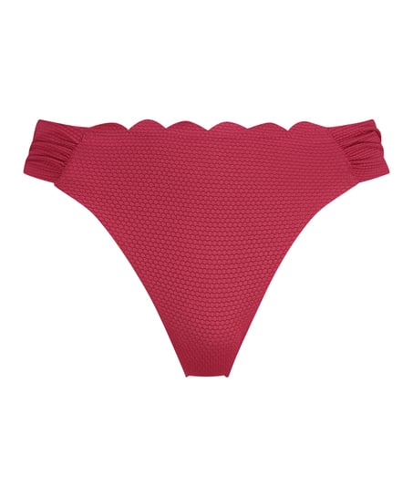 Scallop Rio Bikini Bottoms, Pink
