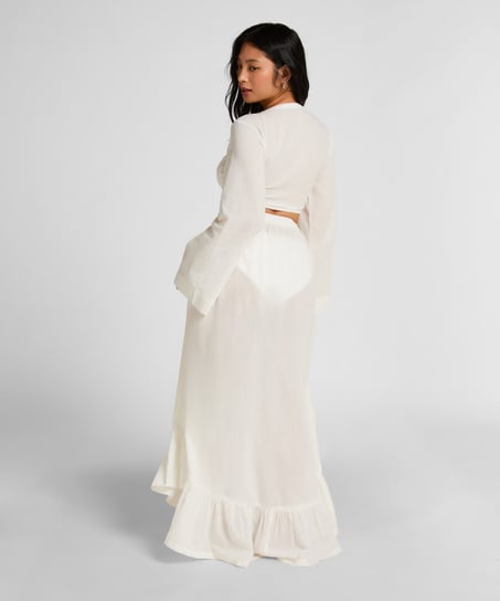 Beach Top Glam, White