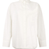 Seersucker Cotton Pyjama Top, White
