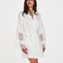 Kimono satin Bridal, White