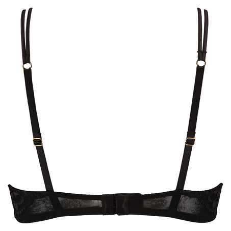 Non-padded underwired bra Jolie, Black