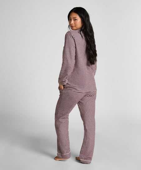 Flannel Pyjama Pants, Purple