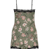 Flower Words Pajama Set, Green