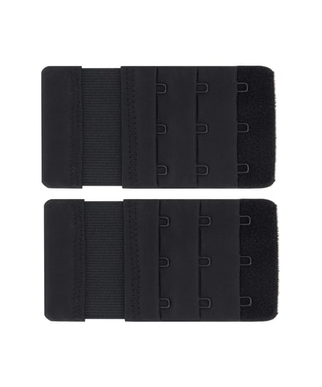 2-Pack Bra Extenders, Black