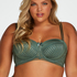Kriss padded strapless underwired bra I AM Danielle, Green