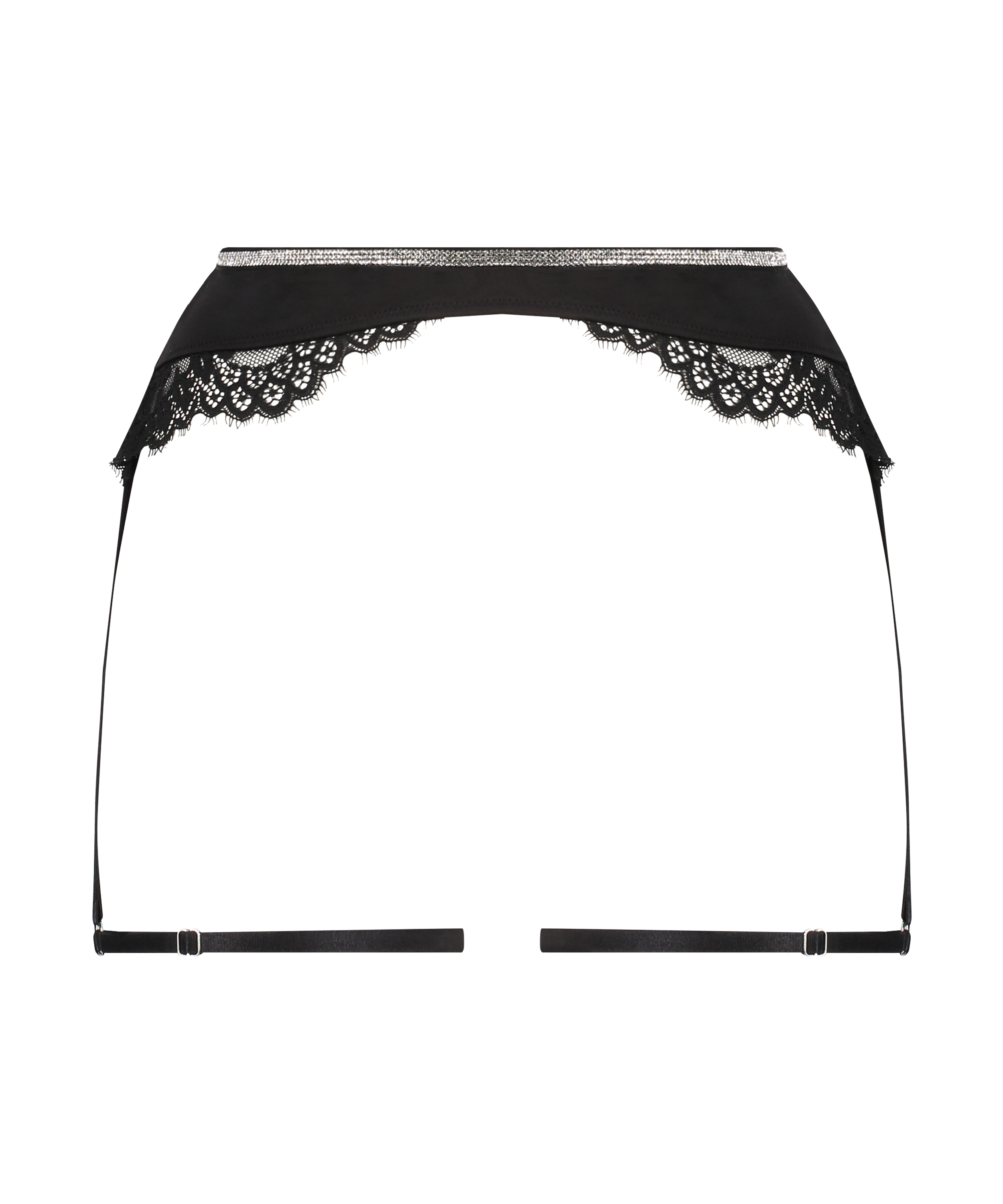Beth Suspender belt, Black, main