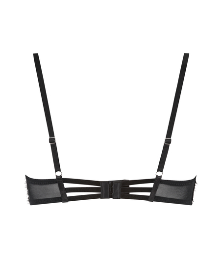 Arabella Padded Underwired Maximiser Bra, Black