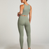 HKMX High waisted seamless sport legging, Green