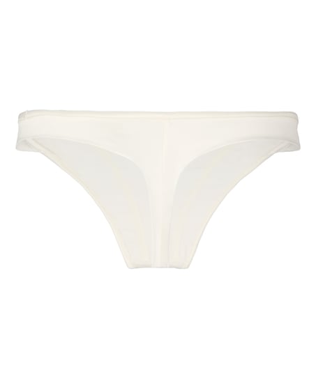 Highleg Thong Britt, White