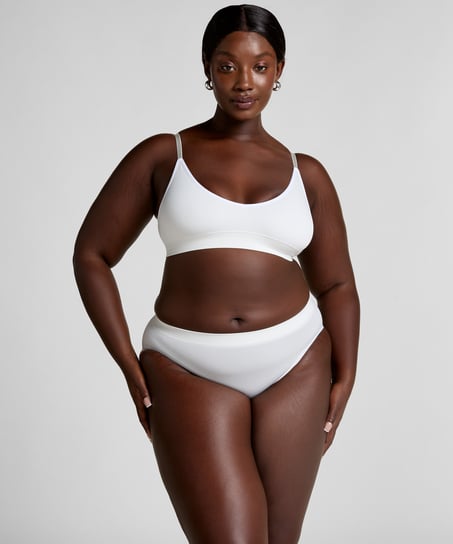 Dide Triangle Bralette, White