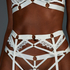 Private Jacky Suspenders, White