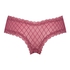 V-shaped Brazilian knickers mesh, Red