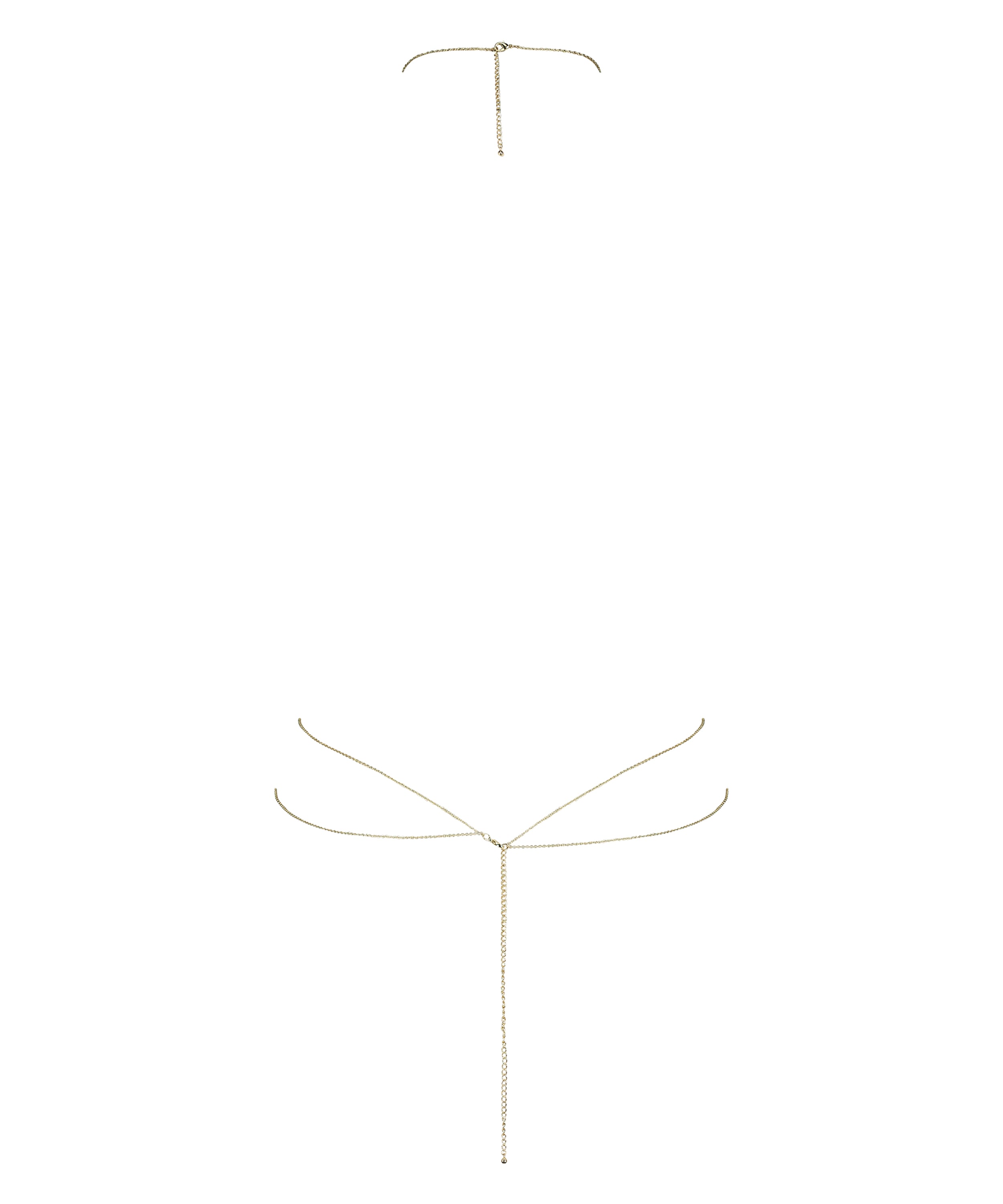 Harness body chain, Yellow, main