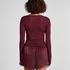 super soft Boatneck Shirt with Cashmere, Purple