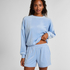 Velvet Pocket shorts, Blue