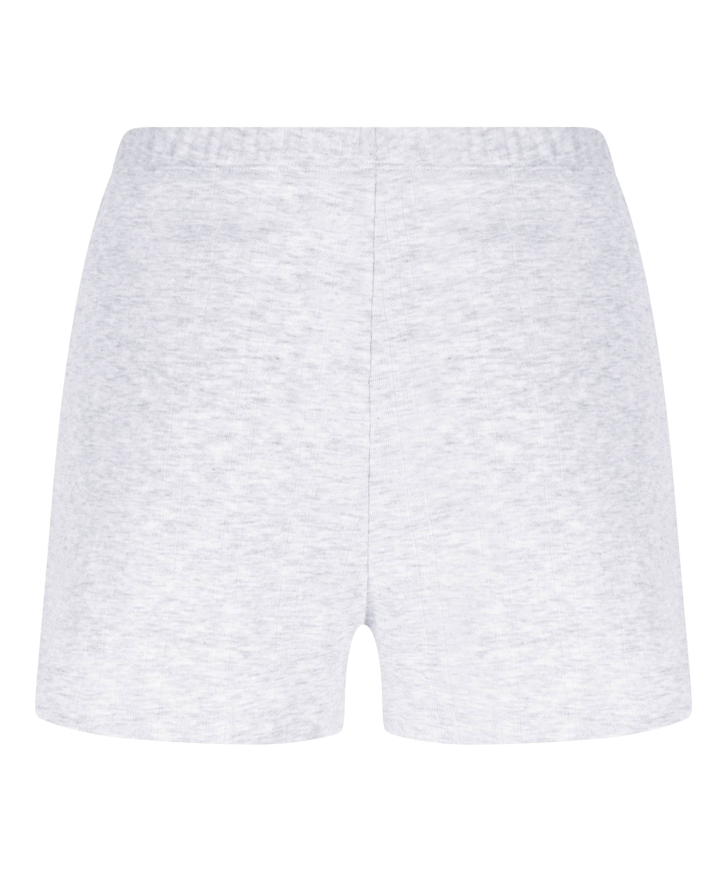 Pyjama Short Pointelle, Gray, main