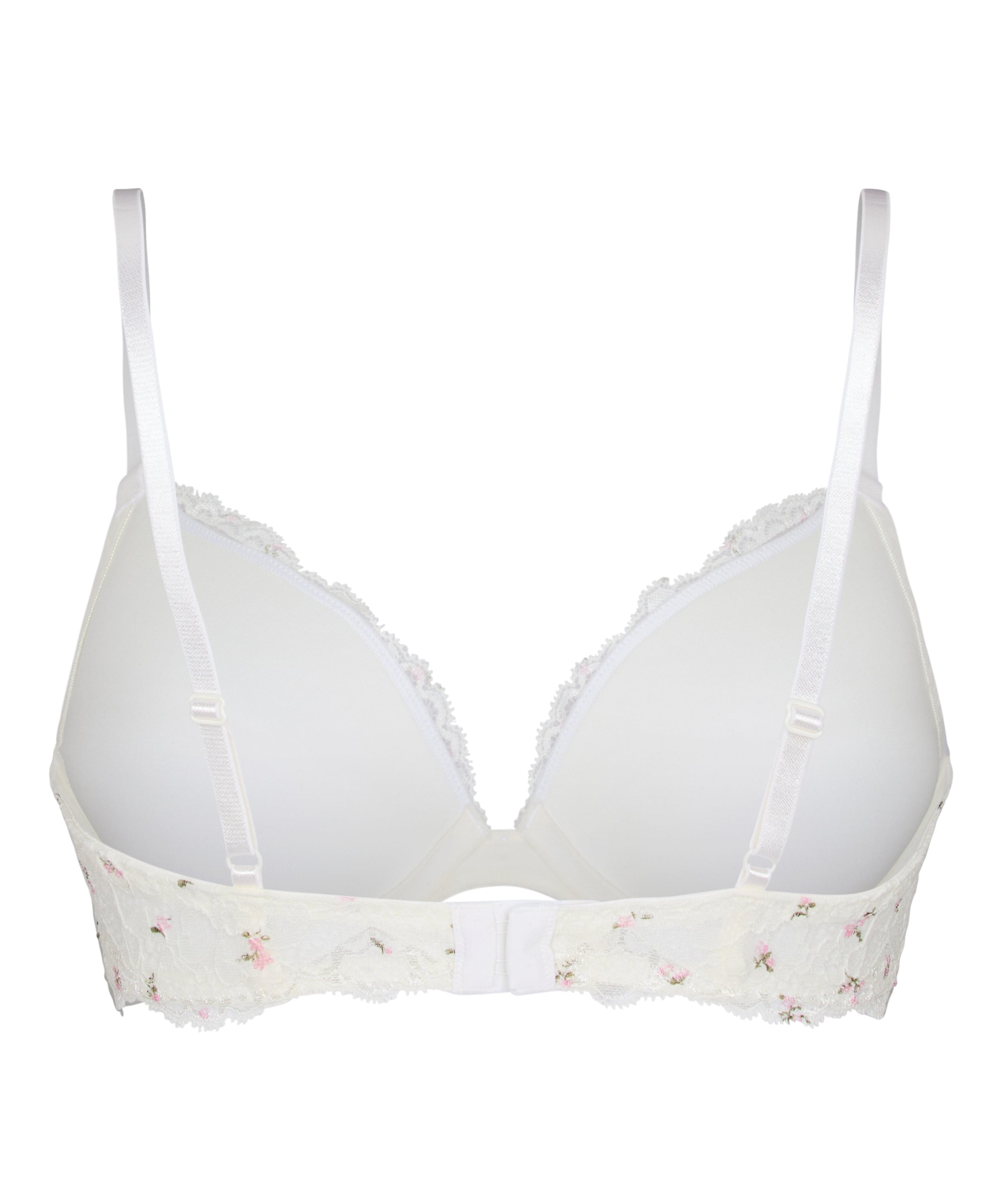 Marine Padded Push-Up Underwired Bra, White, main
