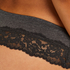 Cotton boxer thong, Gray