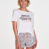 Short pyjama set, White