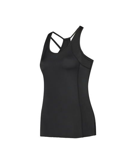 HKMX Sport slim fit tank top, Black