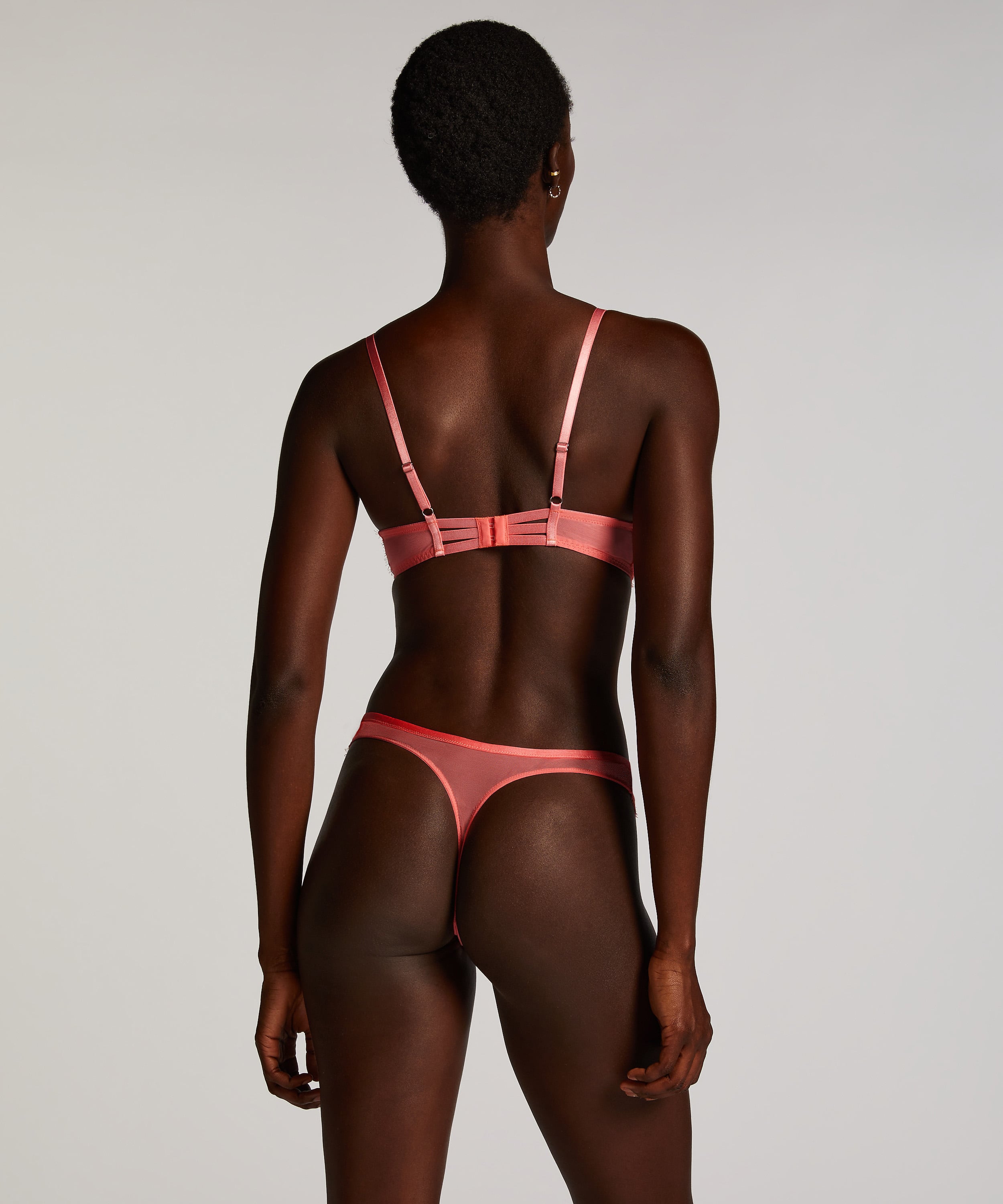 Arabella Padded Push-Up Underwired Bra, Pink, main