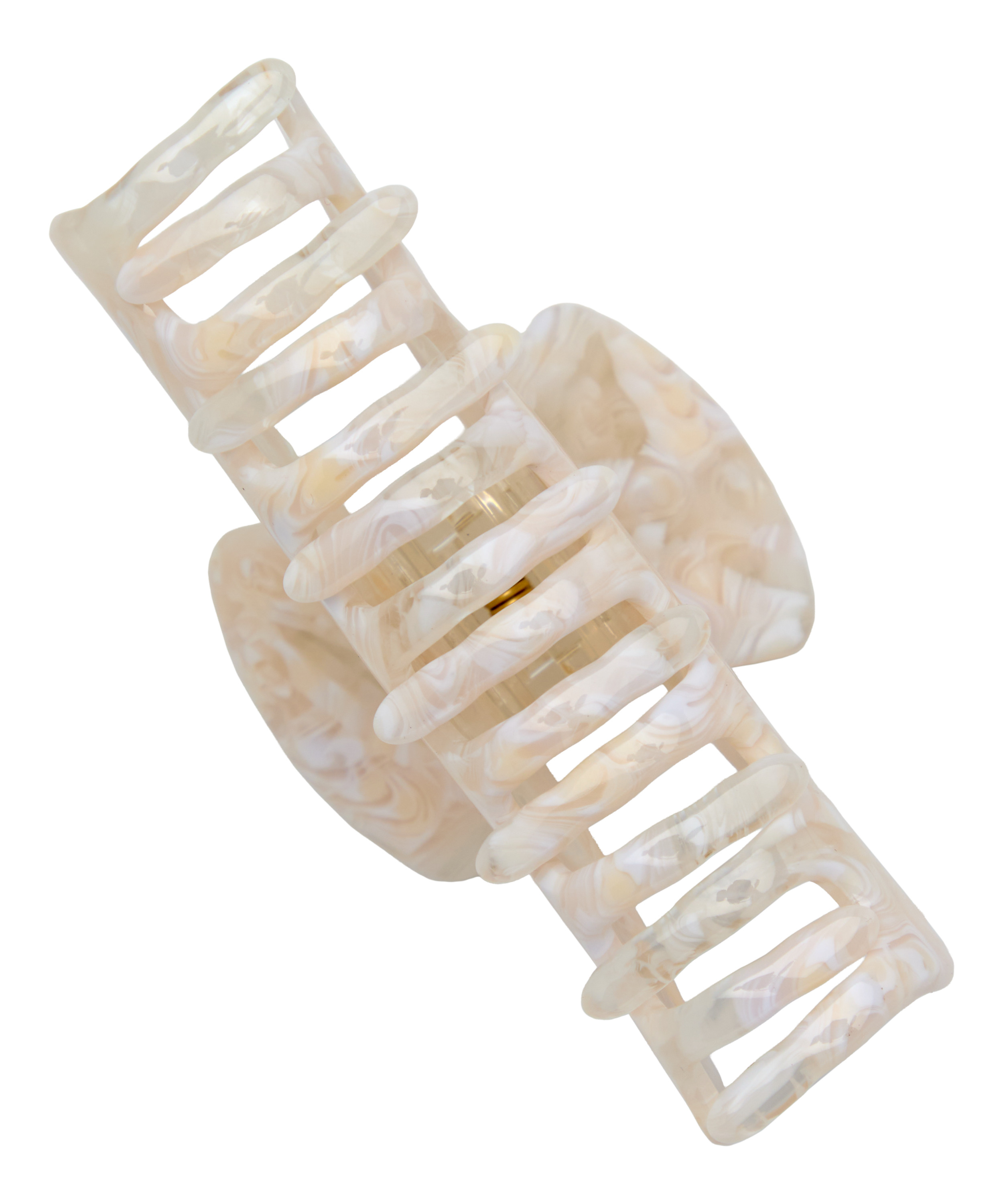 Hair Clip, White, main