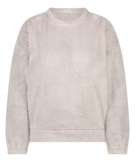 Fleece Snuggle Top, Gray