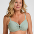 Luxe Non-Padded Underwired Bikini Top, Green