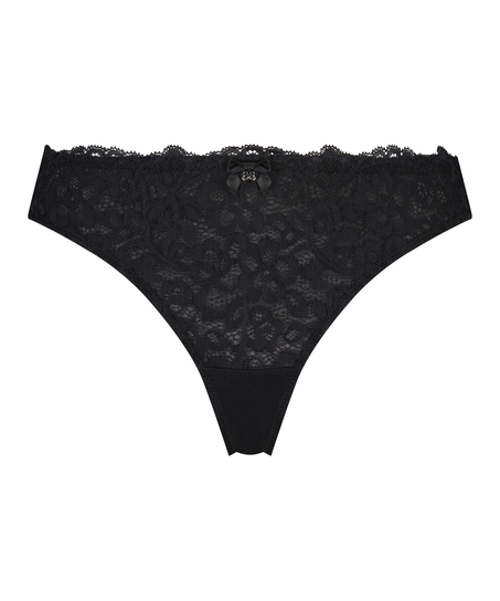 Marine Thong, Black