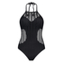 Borneo Mesh Swimsuit, Black