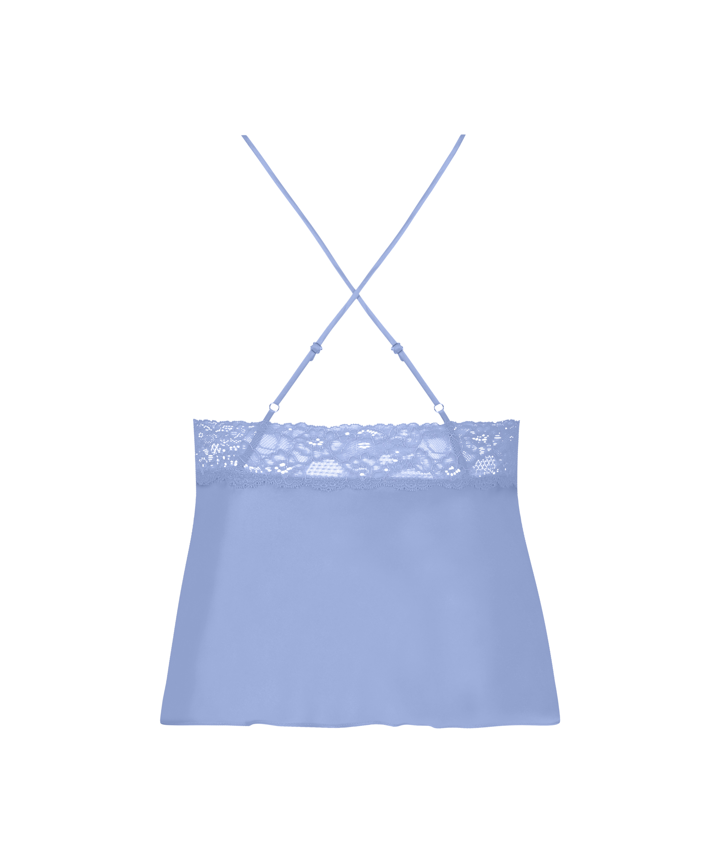 Satin Marcela Cami Top, Blue, main