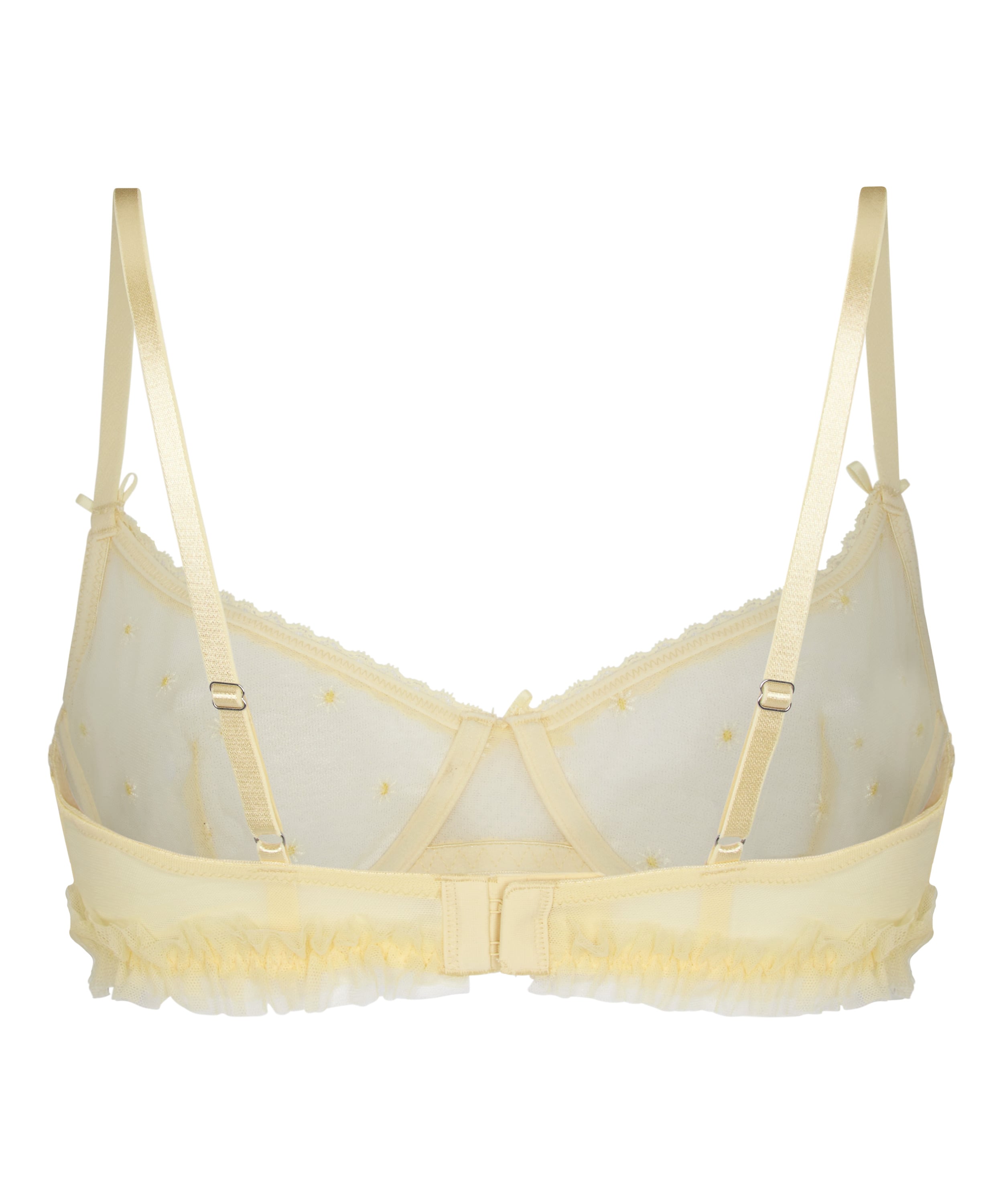 Non-Padded Underwired Bra Flora, Yellow, main