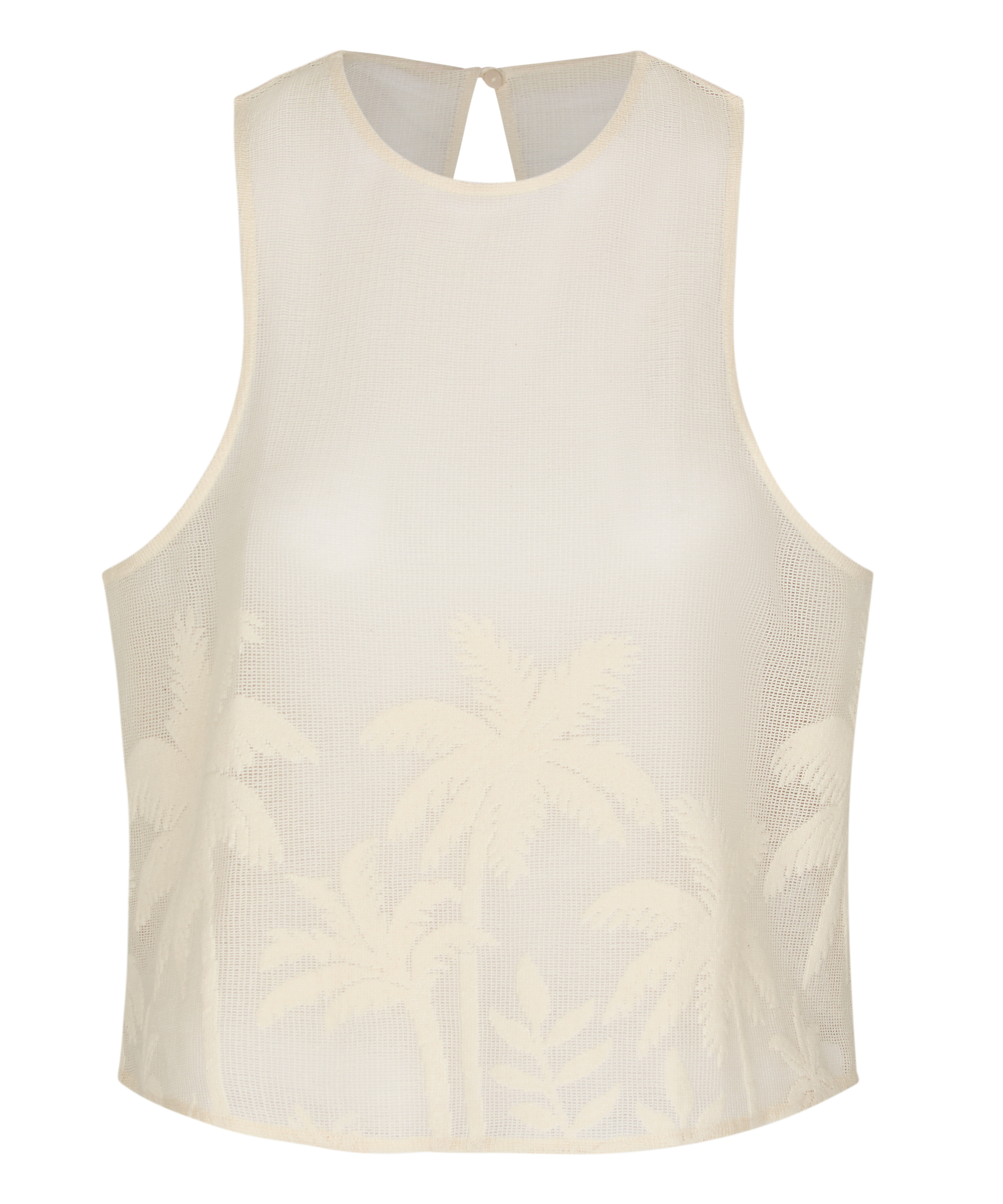 Beach Top Palm, White, main