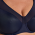 Nina Non-Padded Underwired Minimizer Bra, Blue