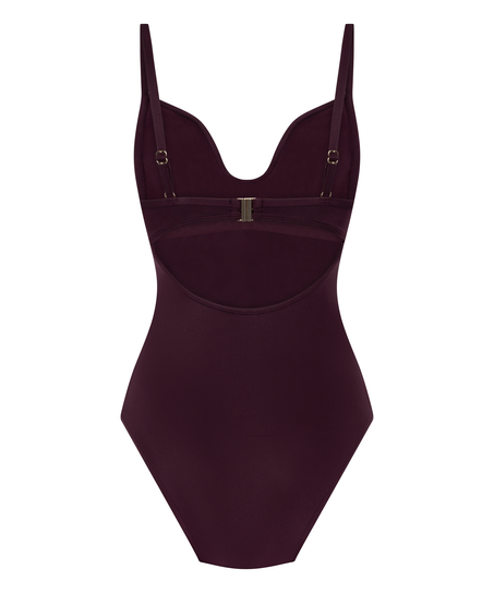 Neoprene Swimsuit, Purple