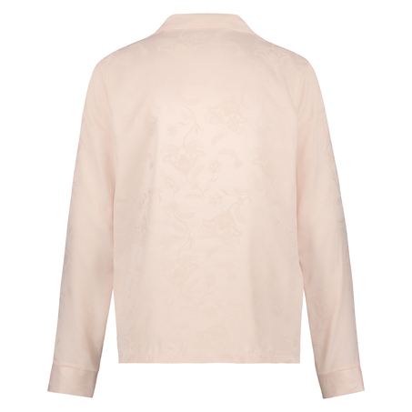 Satin Pyjama Top, Pink