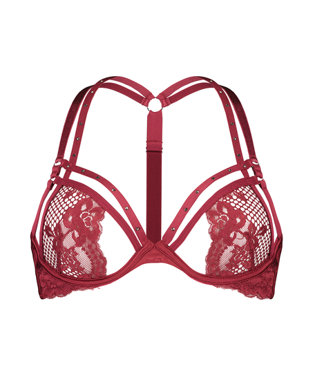 Monroe Non-Padded Underwired Bra, Red